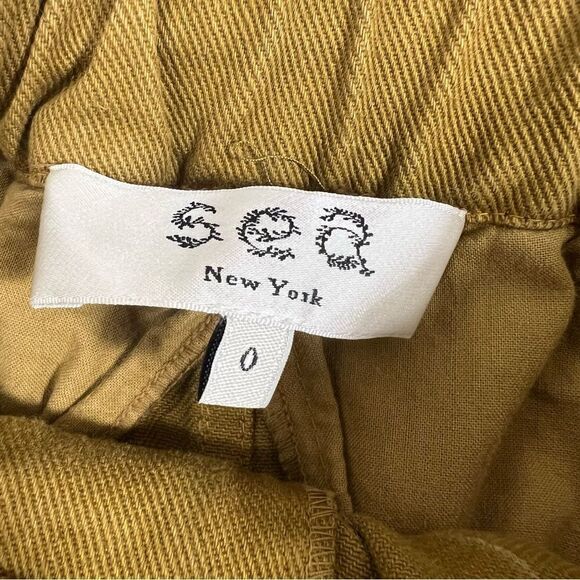 Sea New York Metta Denim Paper Bag Pant 
In olive/army green - Picture 7 of 15